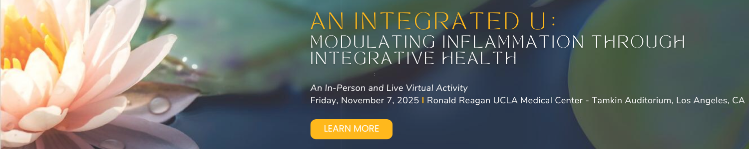 An Integrated U: Modulating Inflammation through Integrative Health Banner